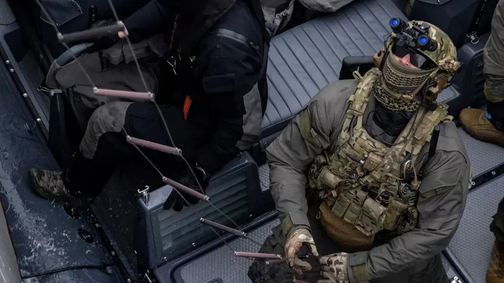 Navy SEAL on mission