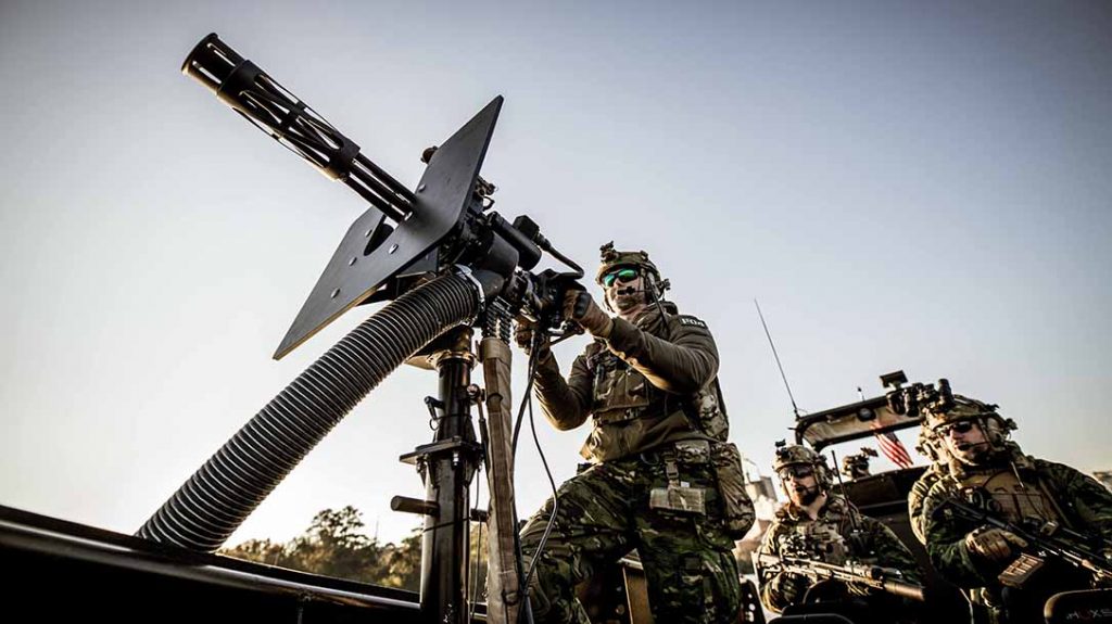 Profense PF M134 Minigun, upward