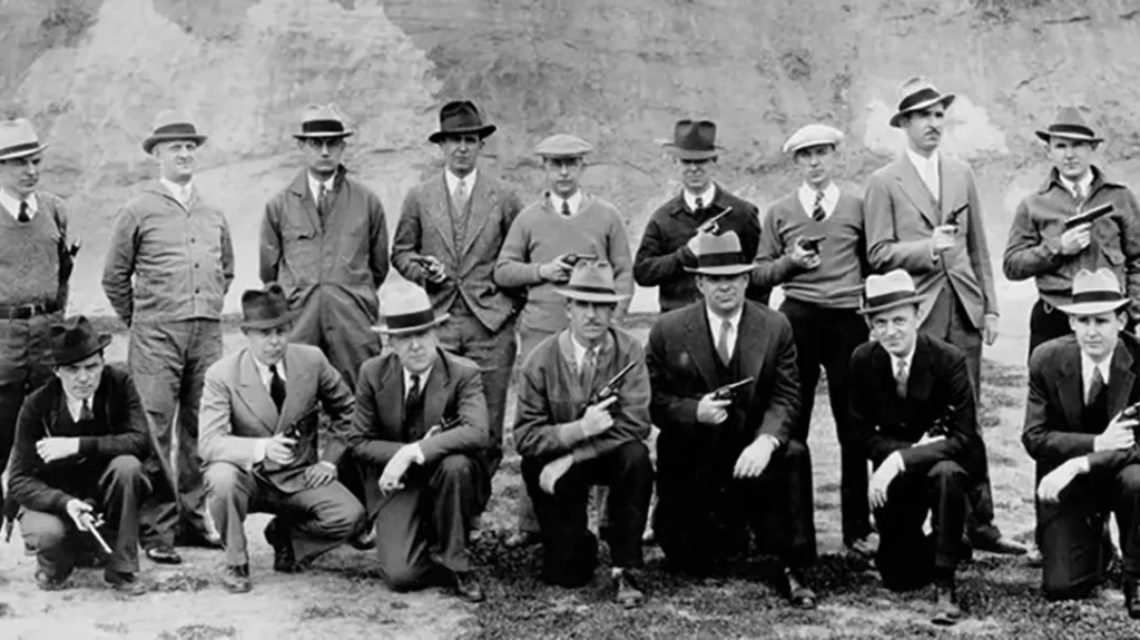 The early FBI helped fight booze runner.