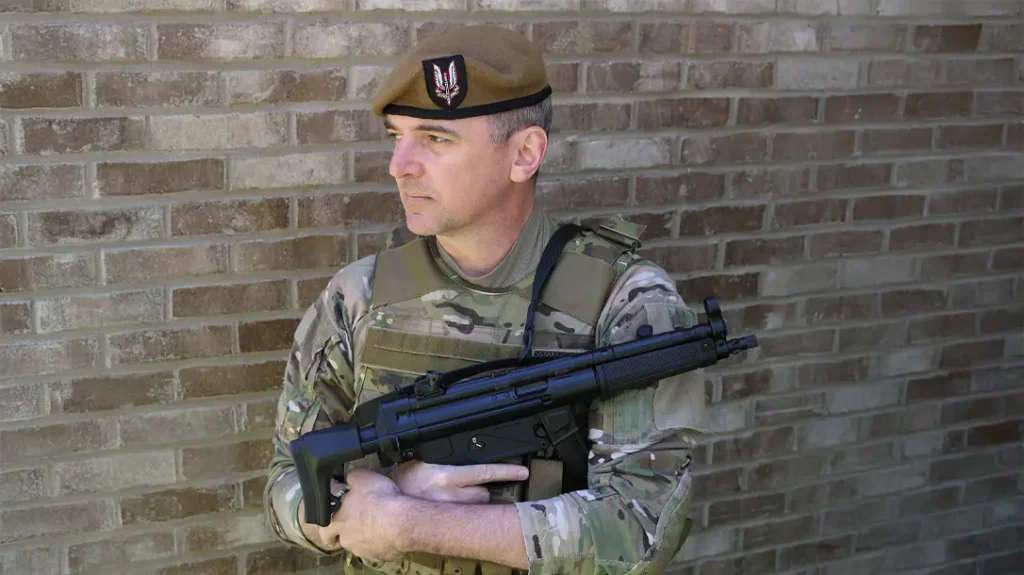 Operation Nimrod saw the use of MP5.
