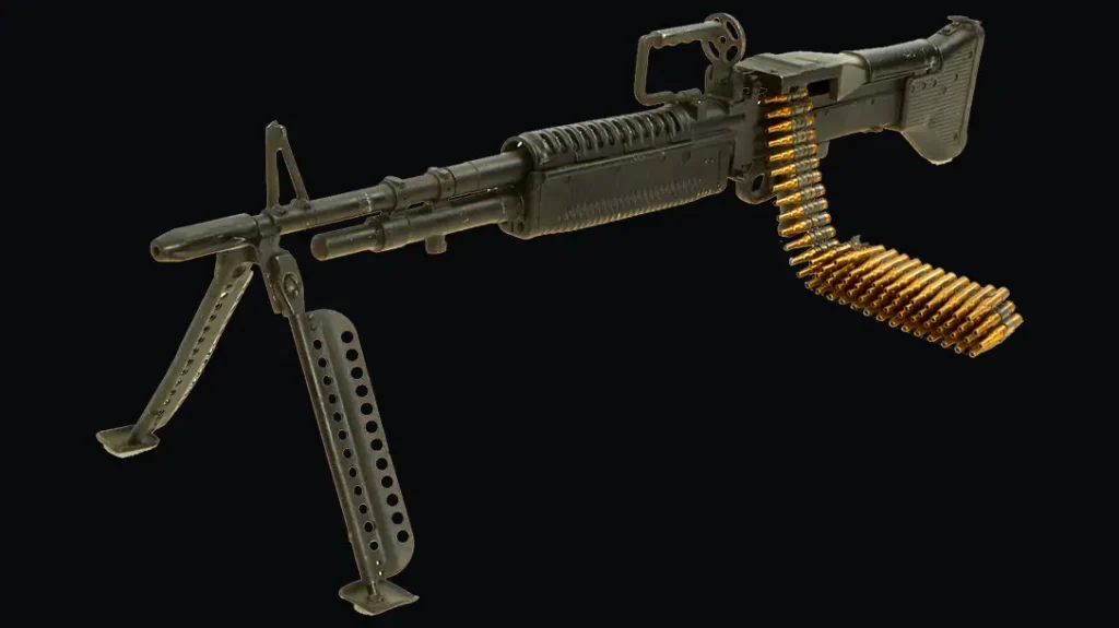 The M60 Machine Gun was chambered in 7.62 NATO.