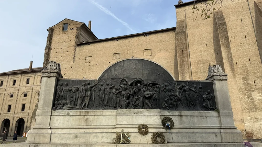 We were unable to read Italian, but our best guess, due to the overall structure, is that this was a military installation of some kind. It looks like an old fort that has been converted to a military school.