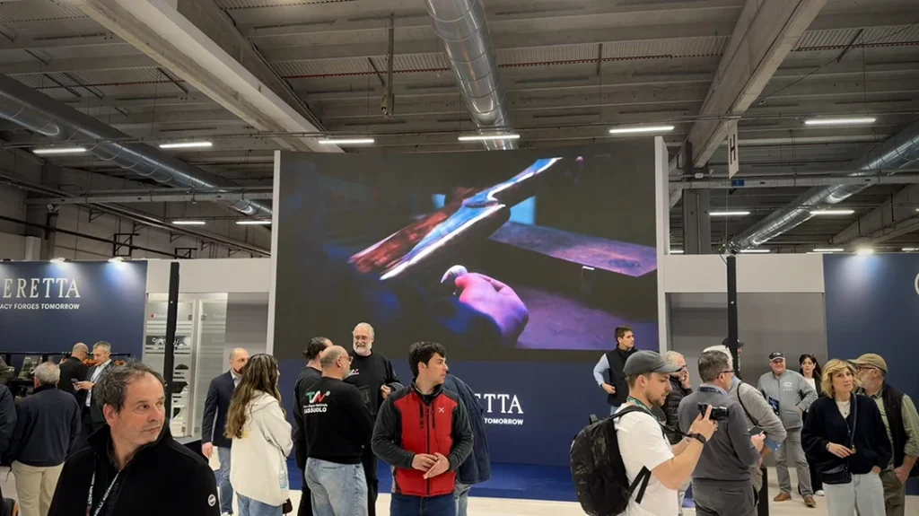 The booth was large and welcoming.