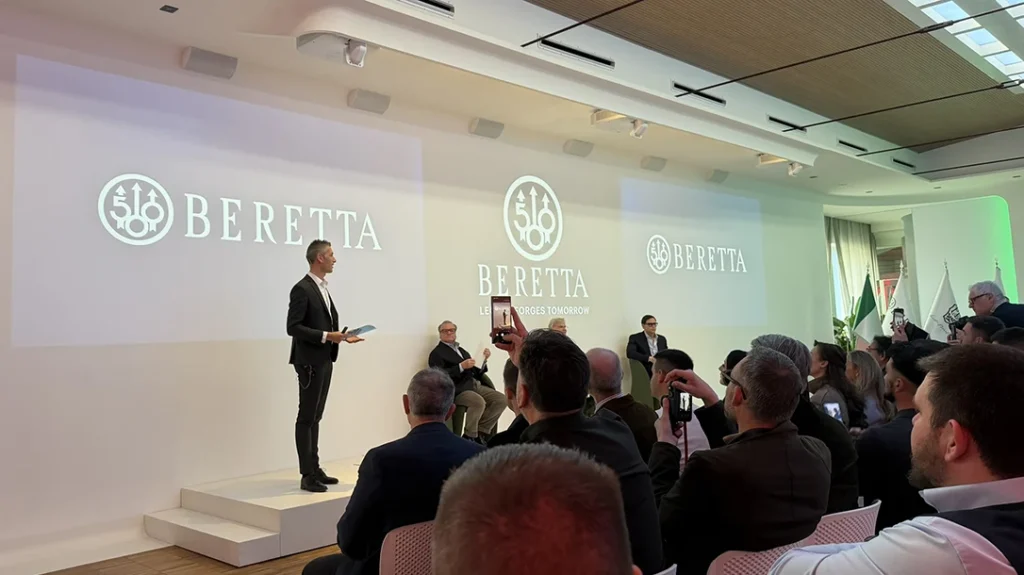 After the show, we traveled to Brescia for a press conference with the Berettas, who detailed the company&rsquo;s 500-year history and their place in it.