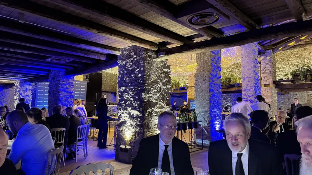 We were then treated to a beautiful gala dinner at Ristorante Carlo Magno, reserved by Beretta for this event, which resides in a 500-year-old stable on a mountainside in Brescia.