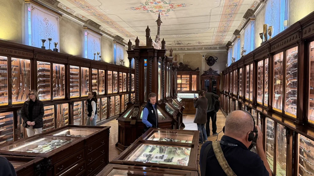 The entire museum was full of firearms from throughout the ages.