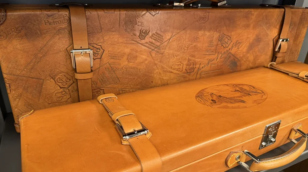 The leather (Italian, of course) was absolutely incredible, and each case is made by hand.