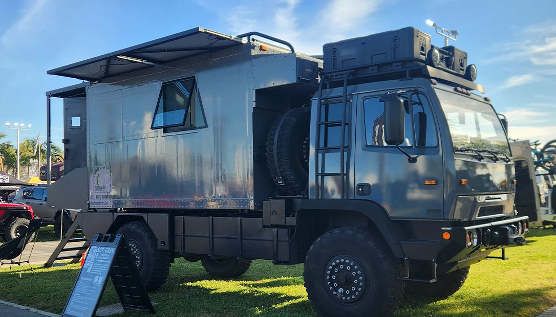 Lifted 4x4 adventure vehicle